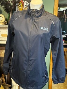 BLUE' Buffalo 🦬 branded Windbreaker Ladies M nwot